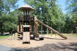Playground at community lake park